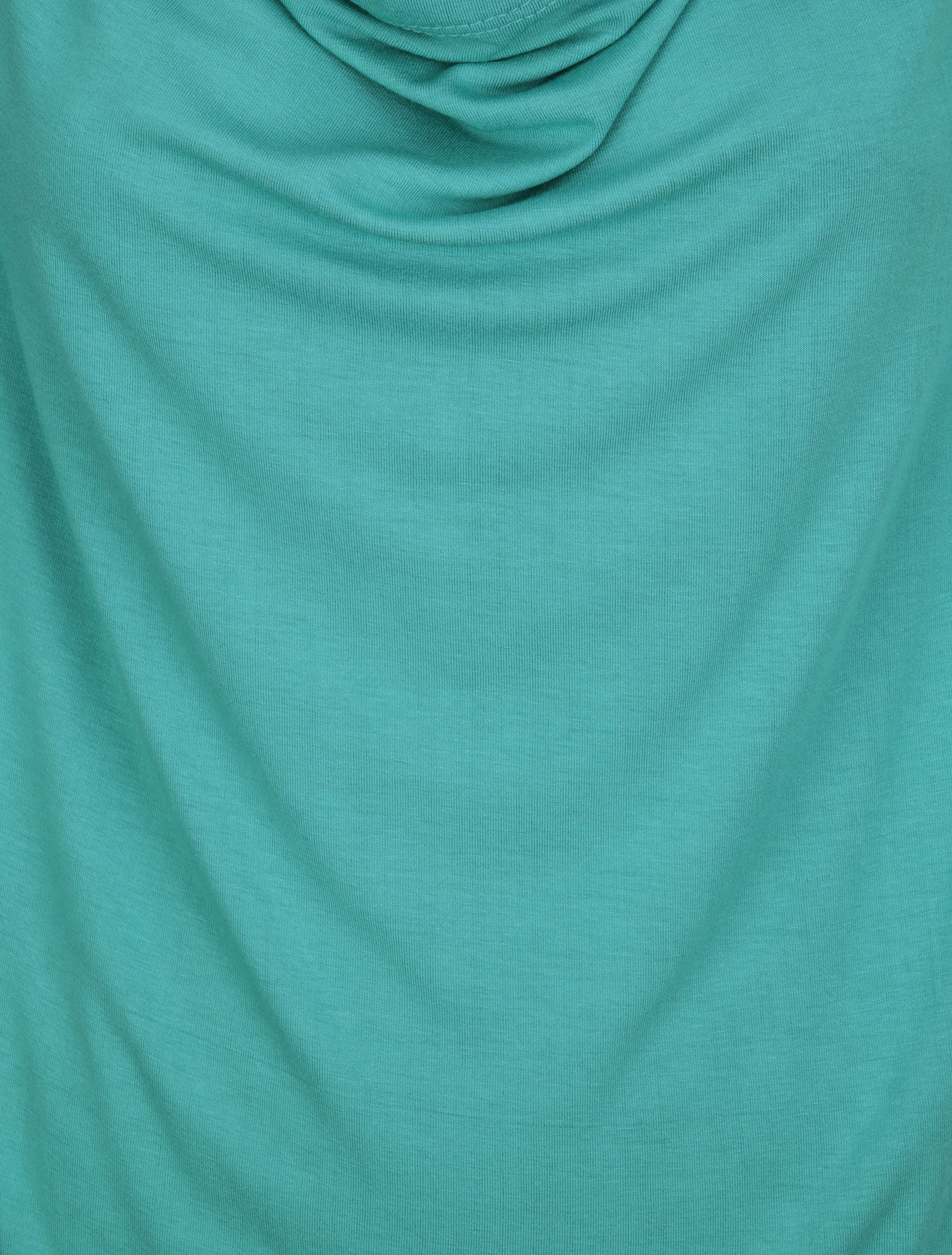 Oversized bovenkleding met bénitierkraag - Turkoois - Image 3