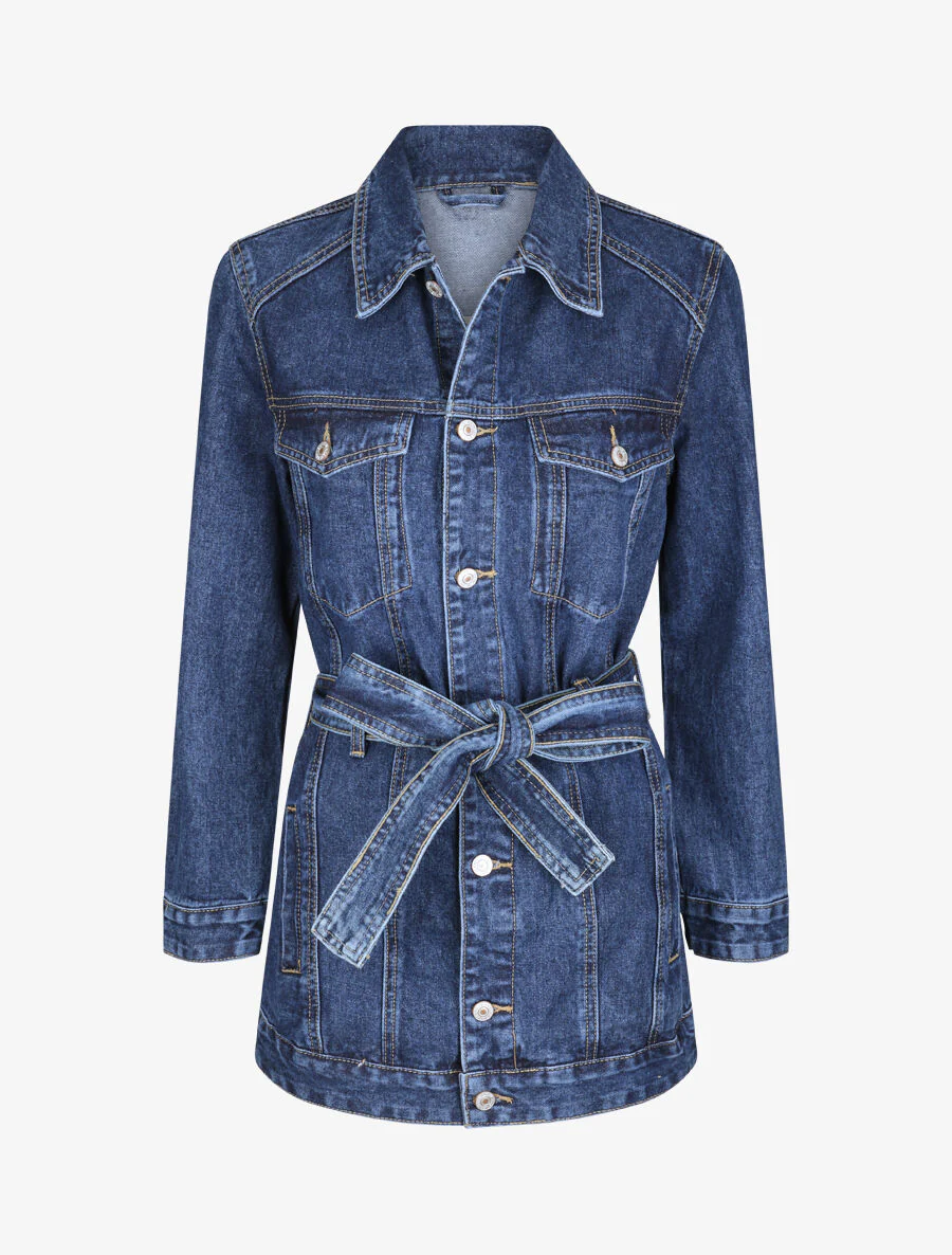 Oversized spijkerjack - Blauw denim