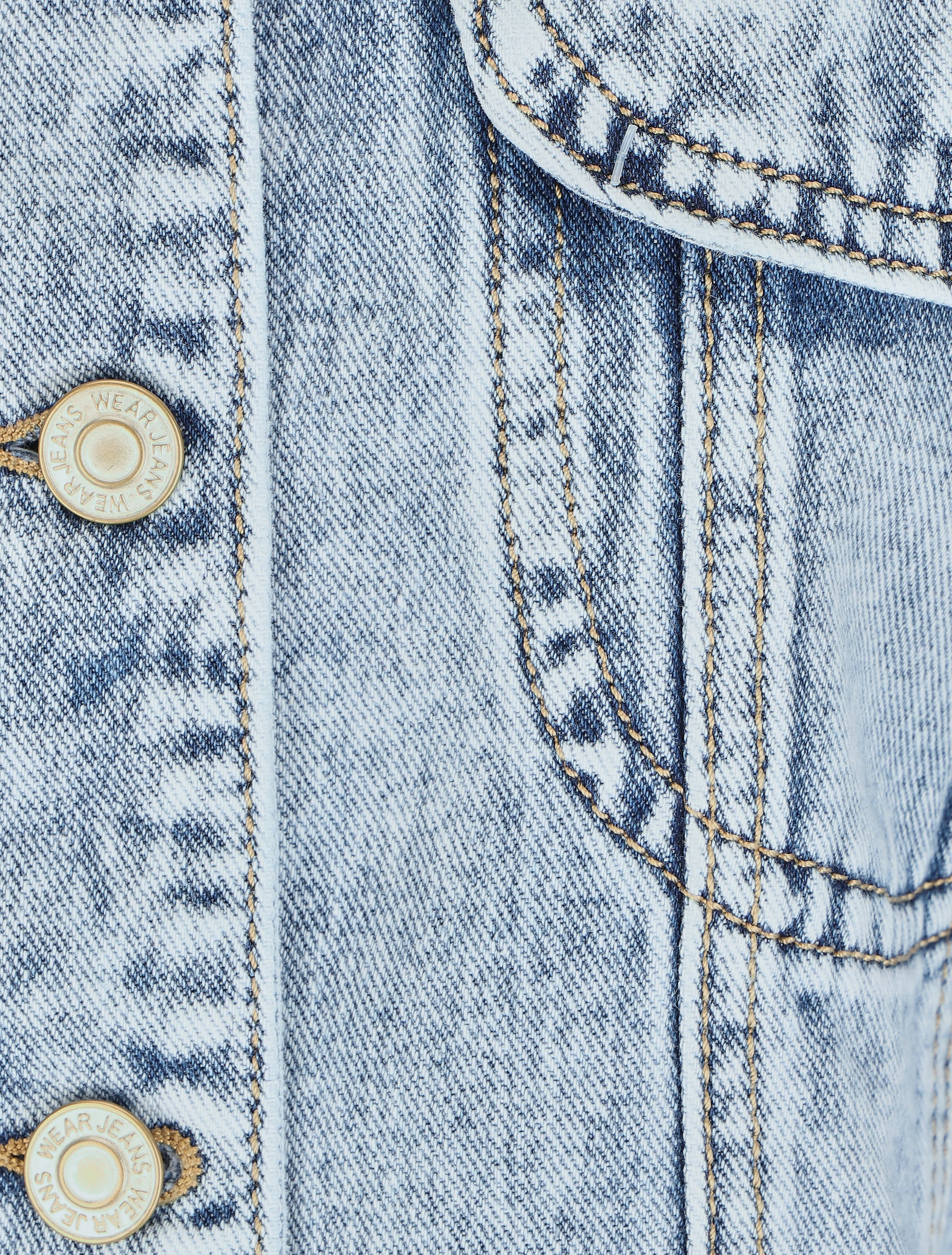 Oversized jeansjas - Lichtblauw - Image 3