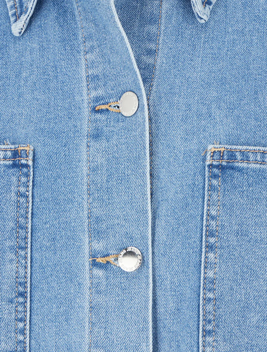 Oversized spijkerjack - Lichtblauw - Image 3