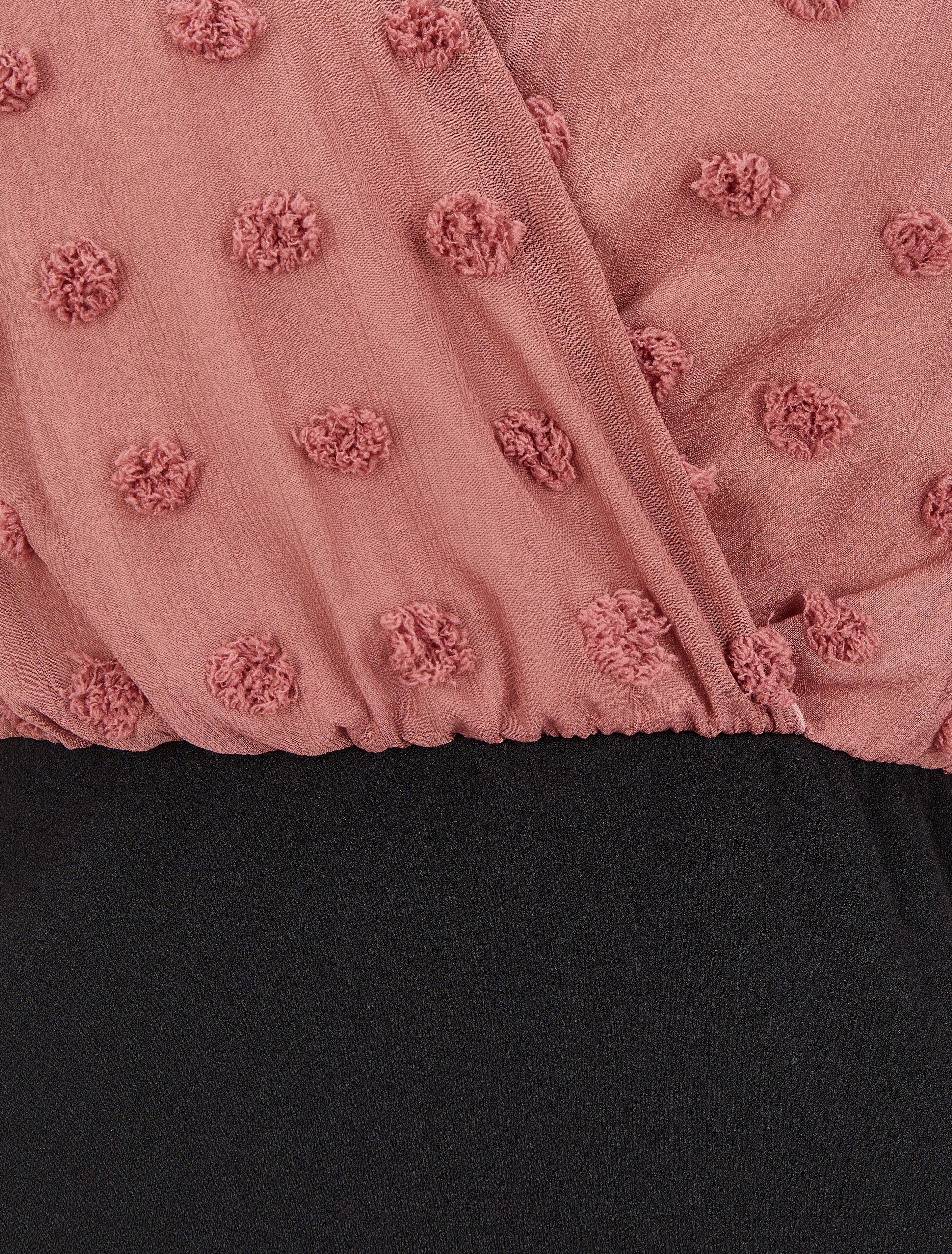 Wikkeljurk met plumetis - Roze - Image 3