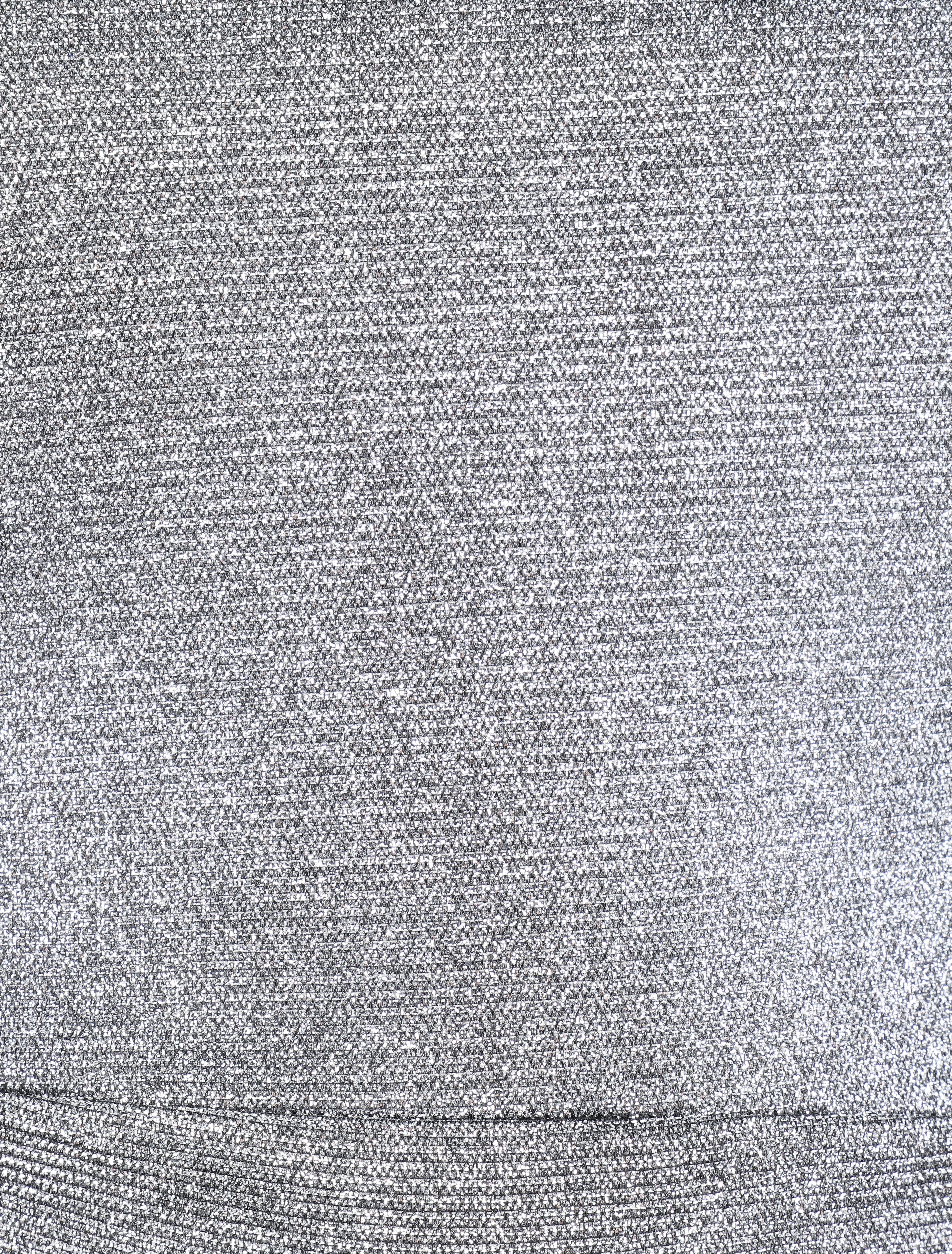 Pailletten fit & flare jurk met korset rug - Zilver - Image 4