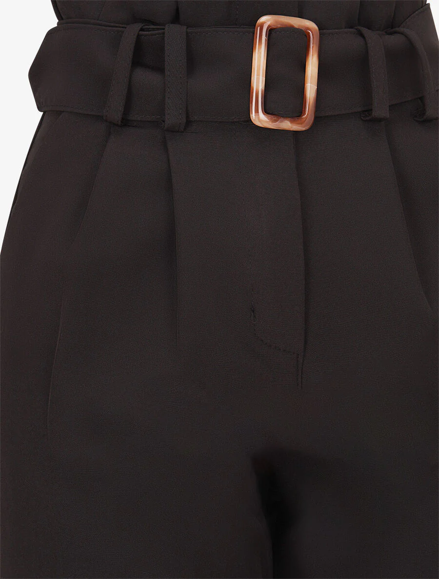 Paperbag broek - zwart - Image 3