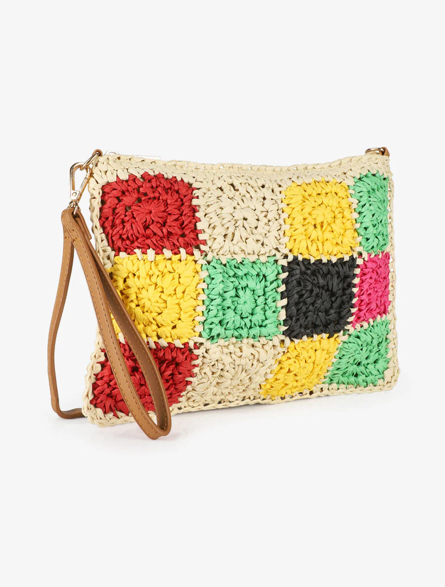 Patricia schoudertas - Groen/beige - Image 3