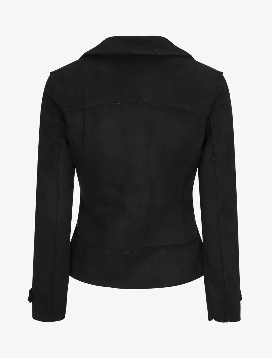 Perfecto-stijl leren jas - Noir - Image 2