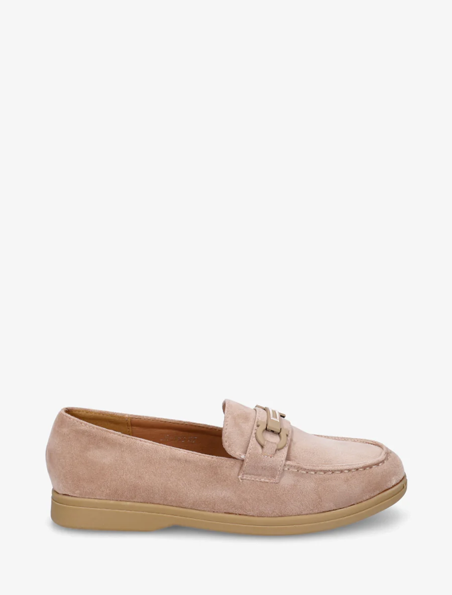 Platte loafers van suèdine - Mol
