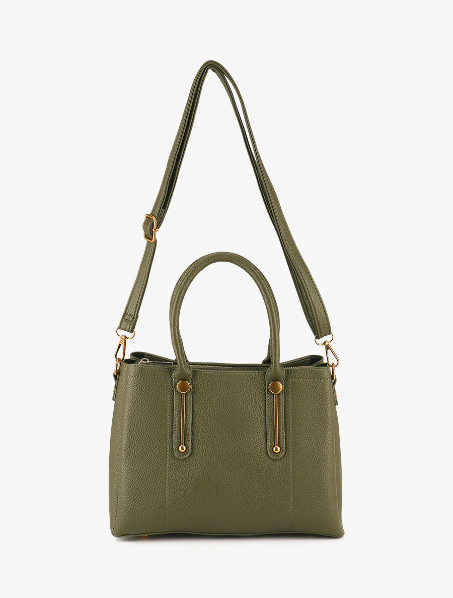 Poppy handtas - Khaki - Image 3