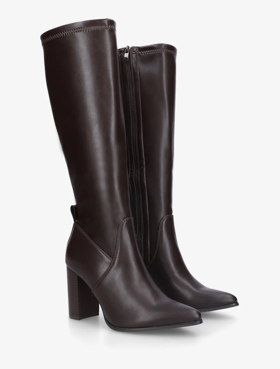 Puntschoenen van imitatieleer - Bruin - Image 4