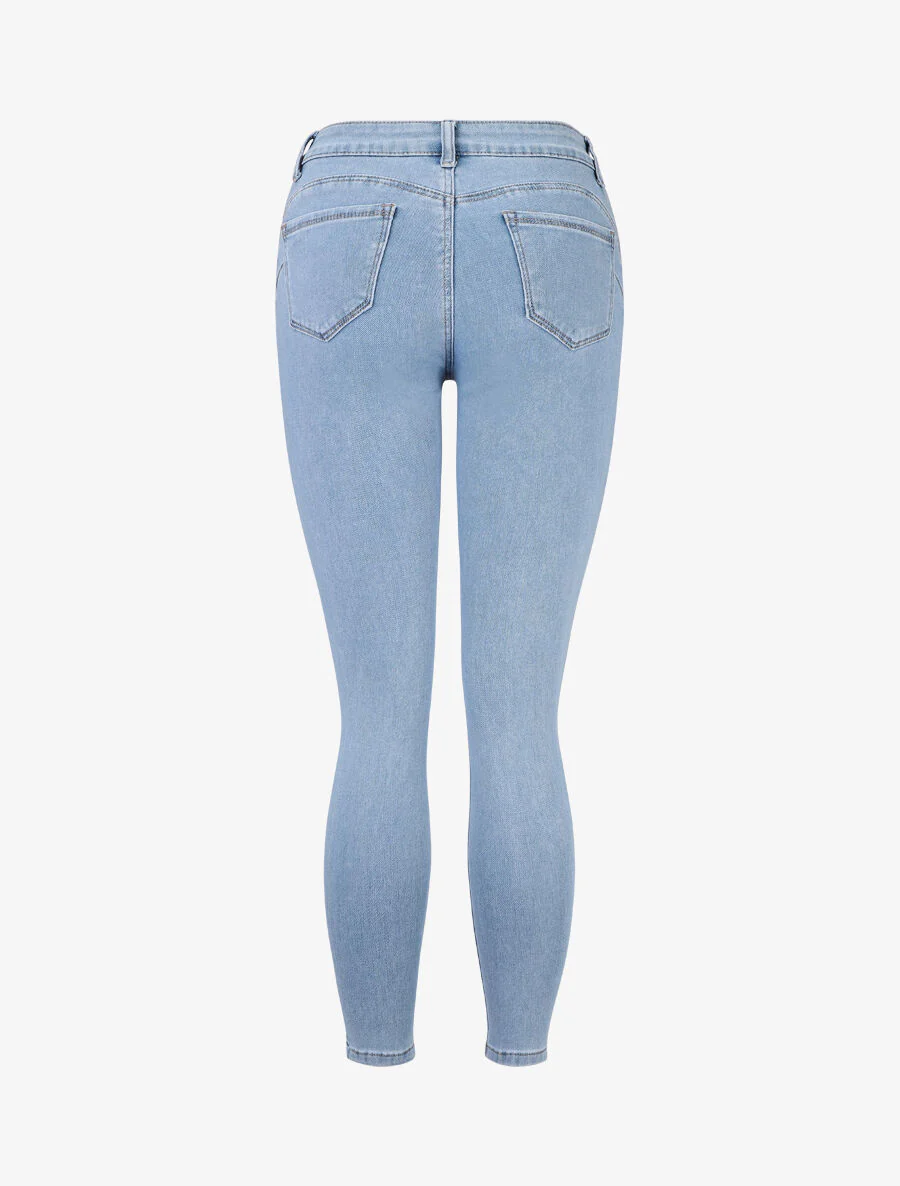 Push up skinny jeans - blauw - Image 3