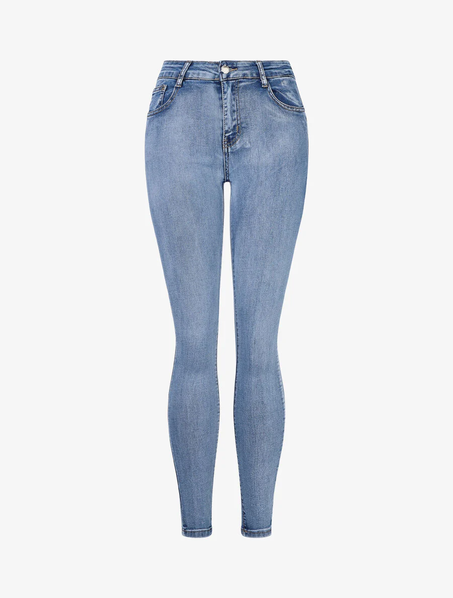 Push up skinny jeans - Blauw