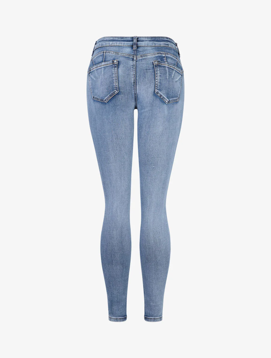 Push up skinny jeans - Blauw - Image 2