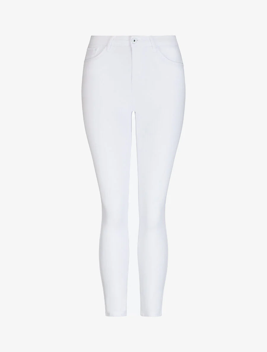 Push up skinny jeans - wit