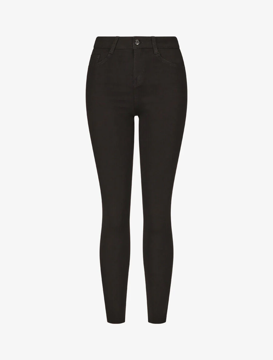 Push up skinny jeans - Zwart