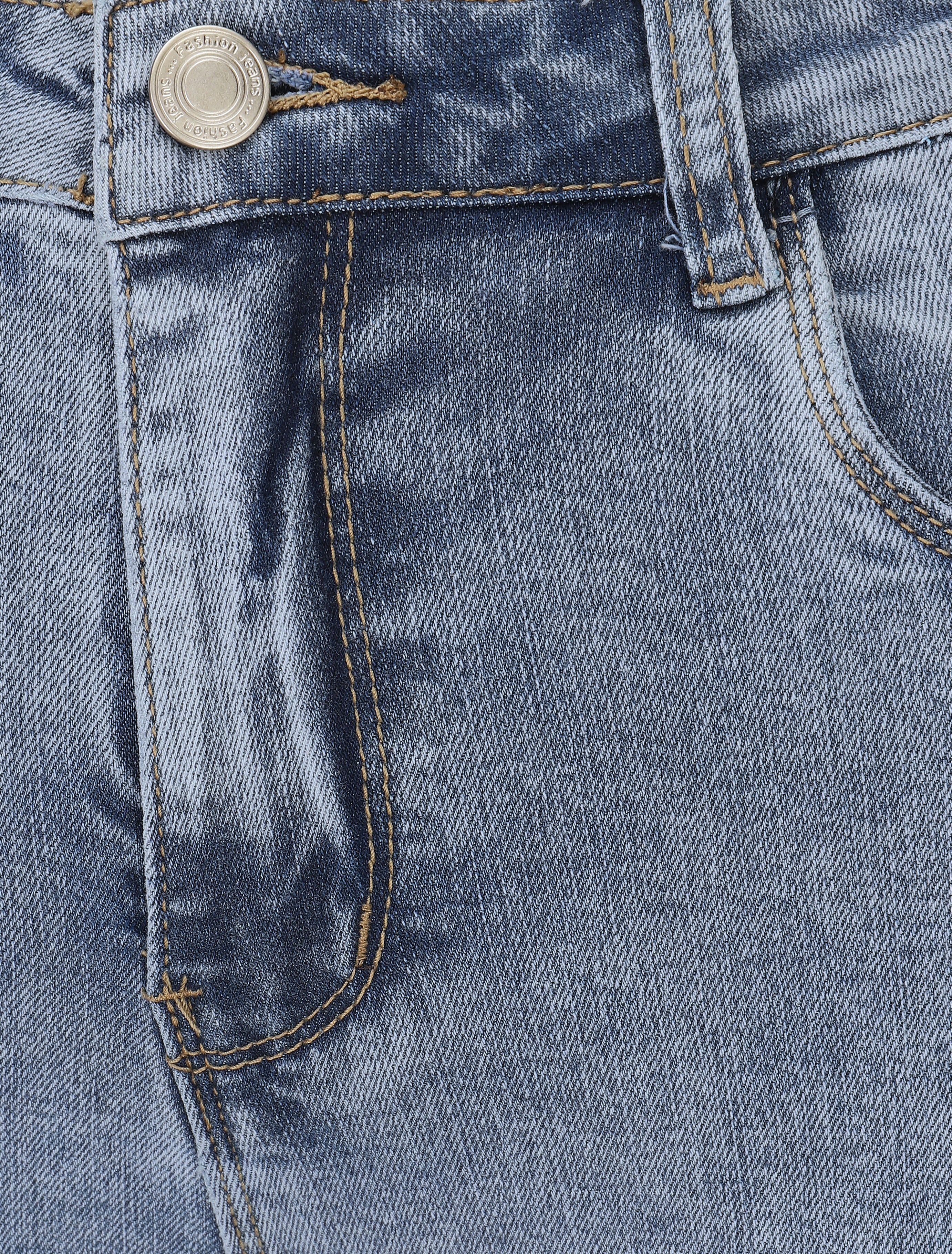 Push up skinny jeans - blauw - Image 3