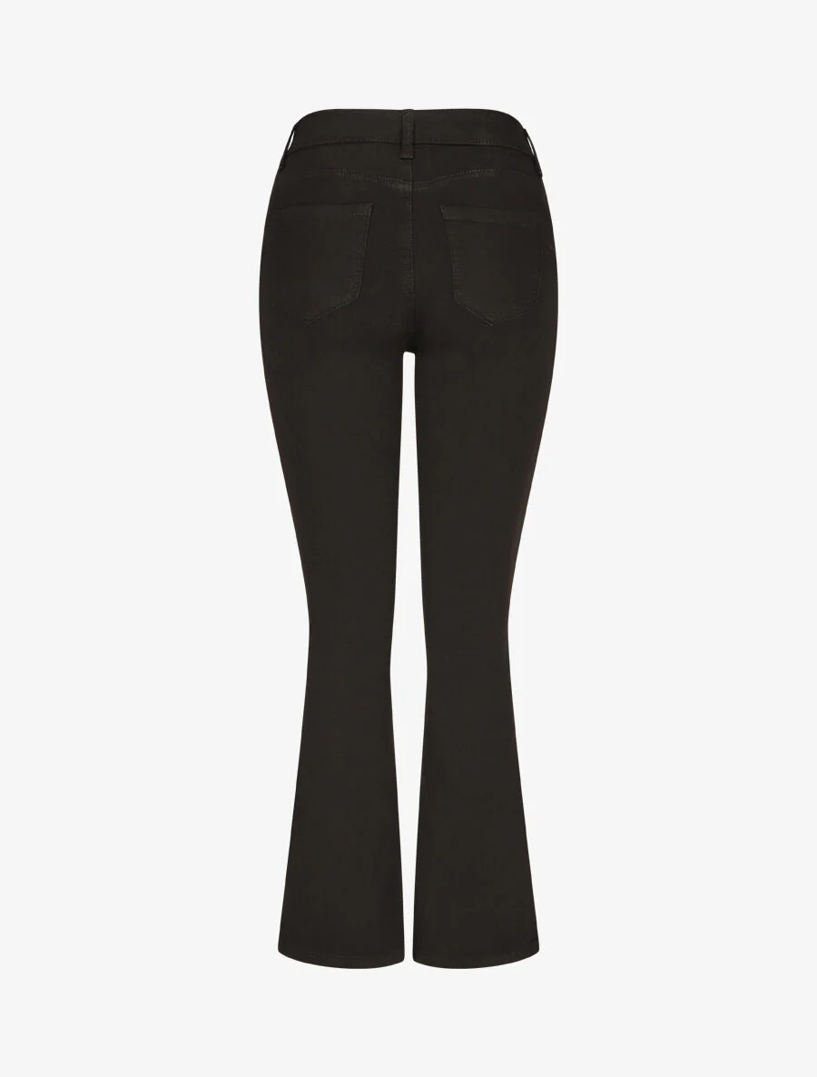 Push-up. uitlopende jeans - zwart - Image 2