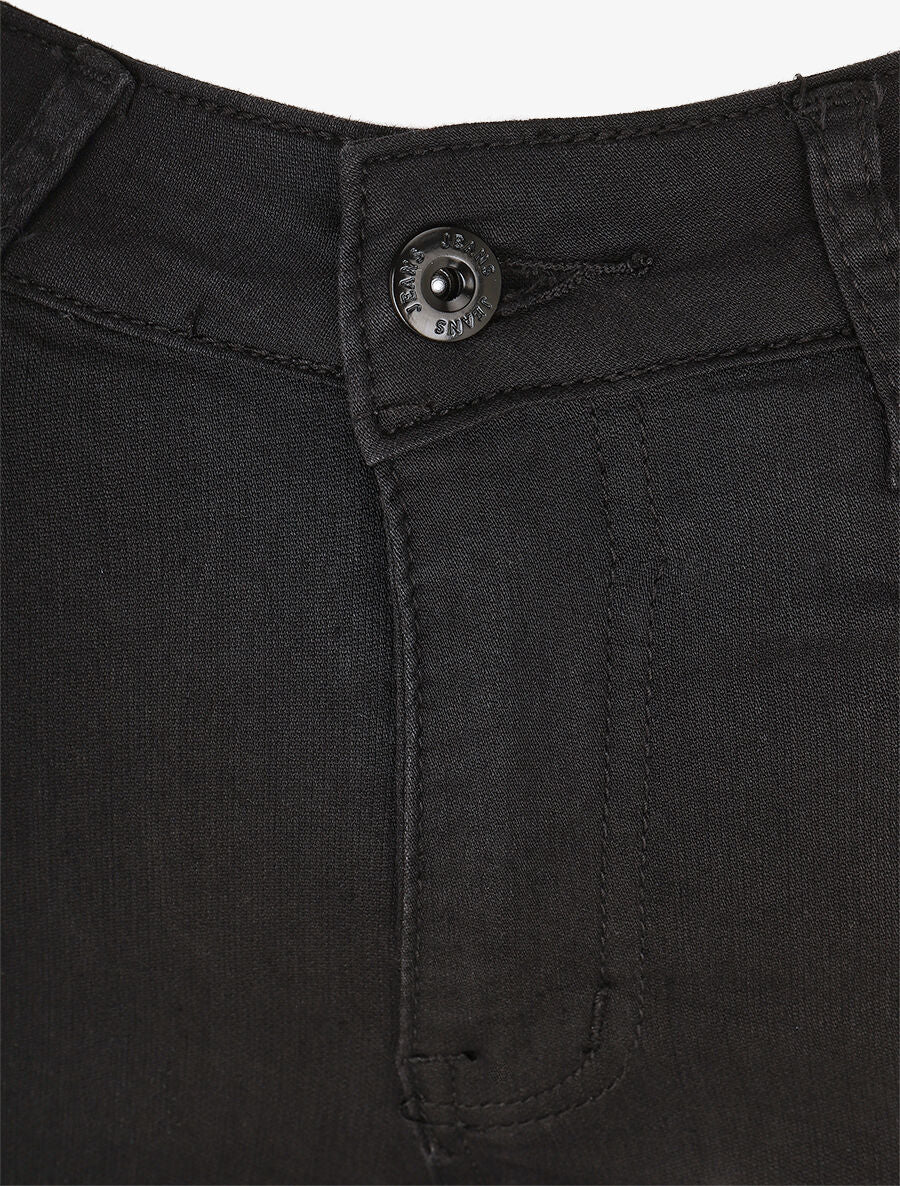 Push-up. uitlopende jeans - zwart - Image 3