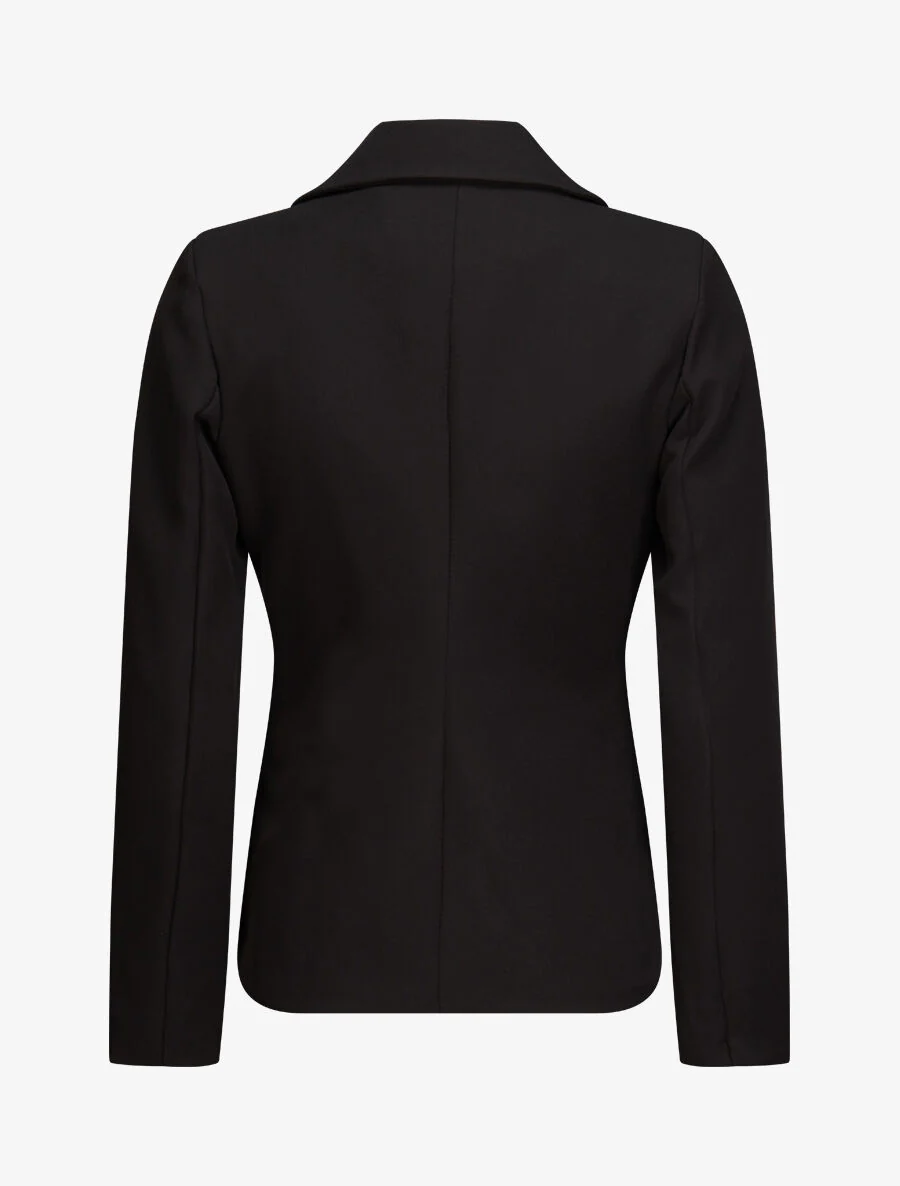 Recht oversized blazer - Zwart - Image 2