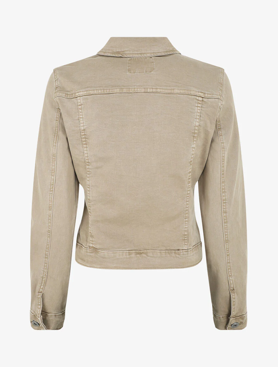 Recht spijkerjack - Beige - Image 2
