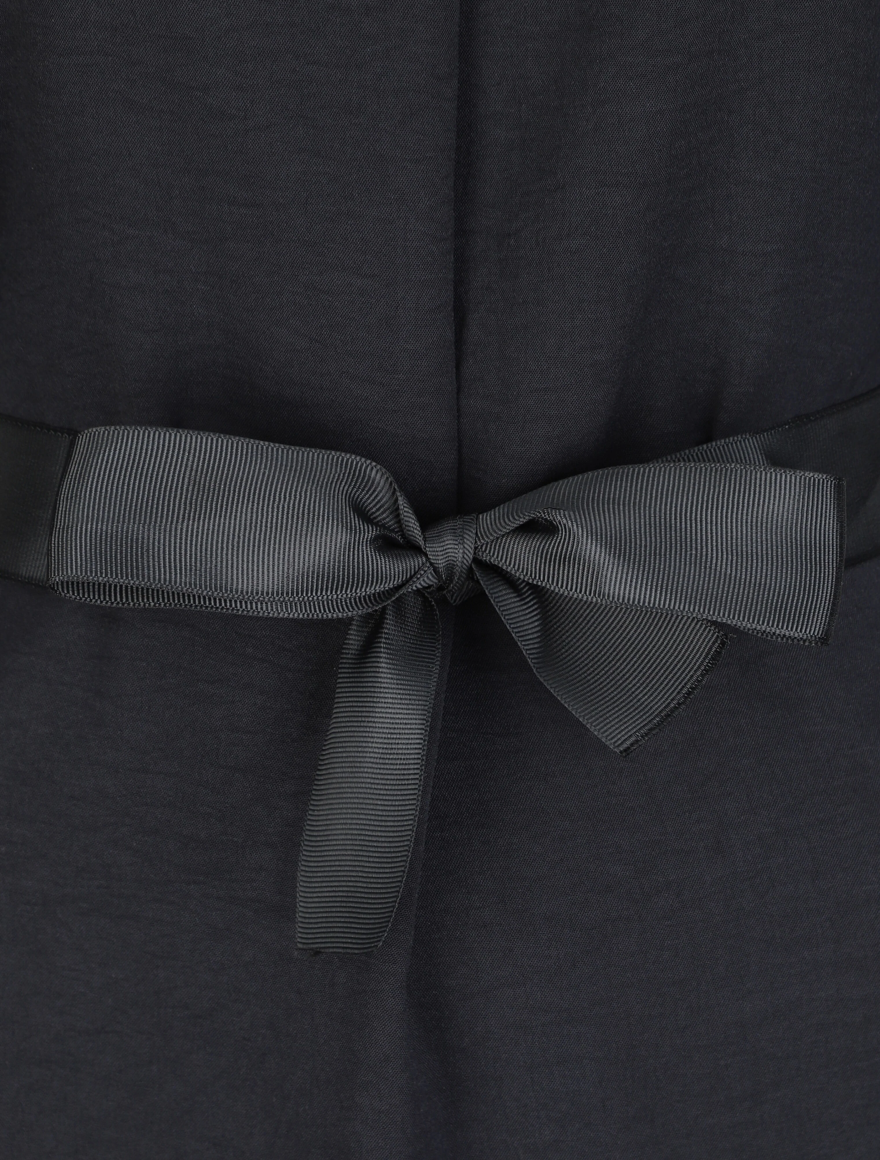 Rechte effen blouse met 3/4 mouwen - Zwart - Image 3