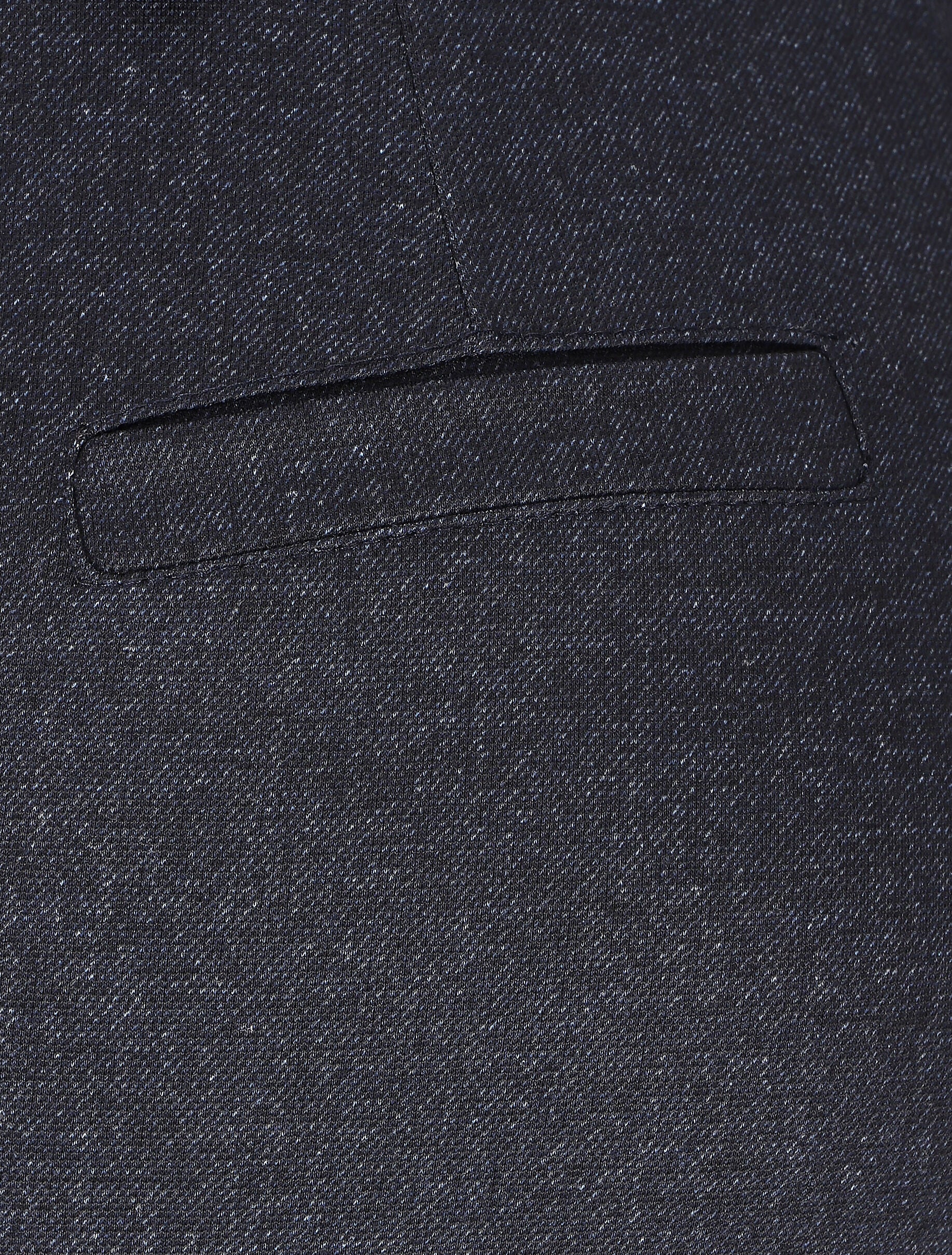 Rechte broek met oprolbare randen - Marineblauw - Image 3