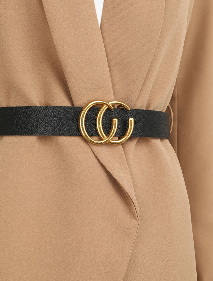 Rechte effen blazer - Beige - Image 3