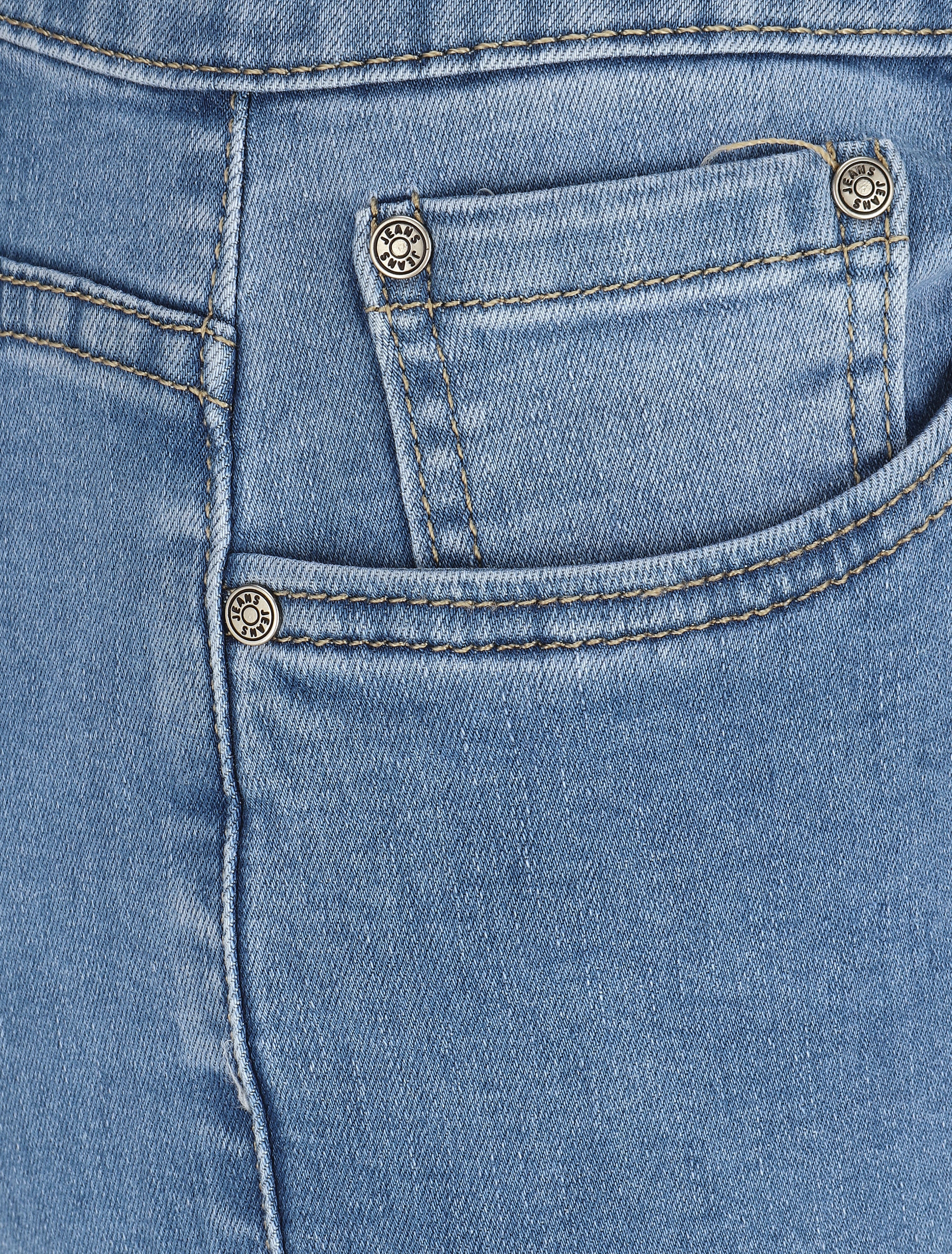 Rechte jeans in grote maat met standaard taille - blauw - Image 3