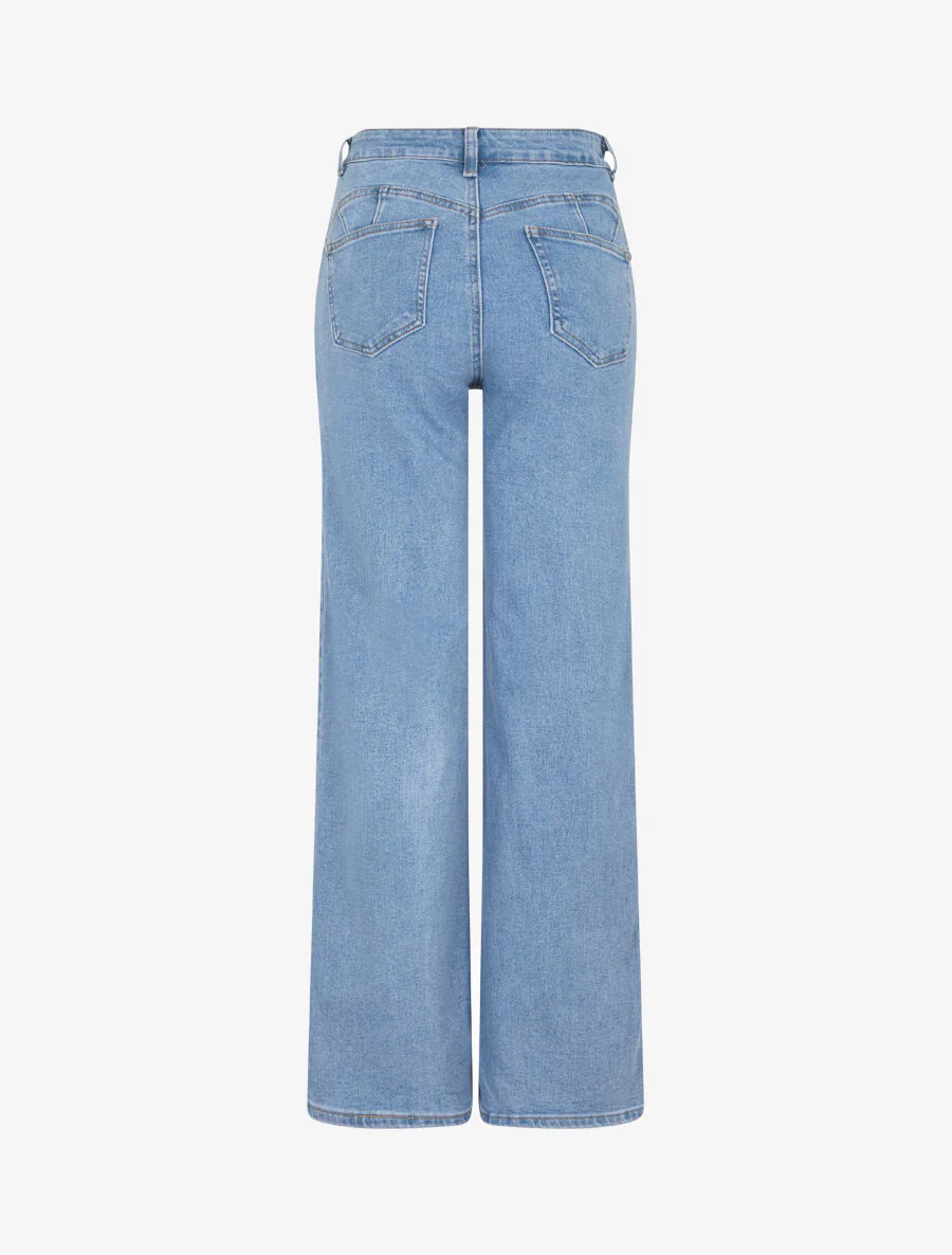 Rechte jeans standaard taille - blauw - Image 2