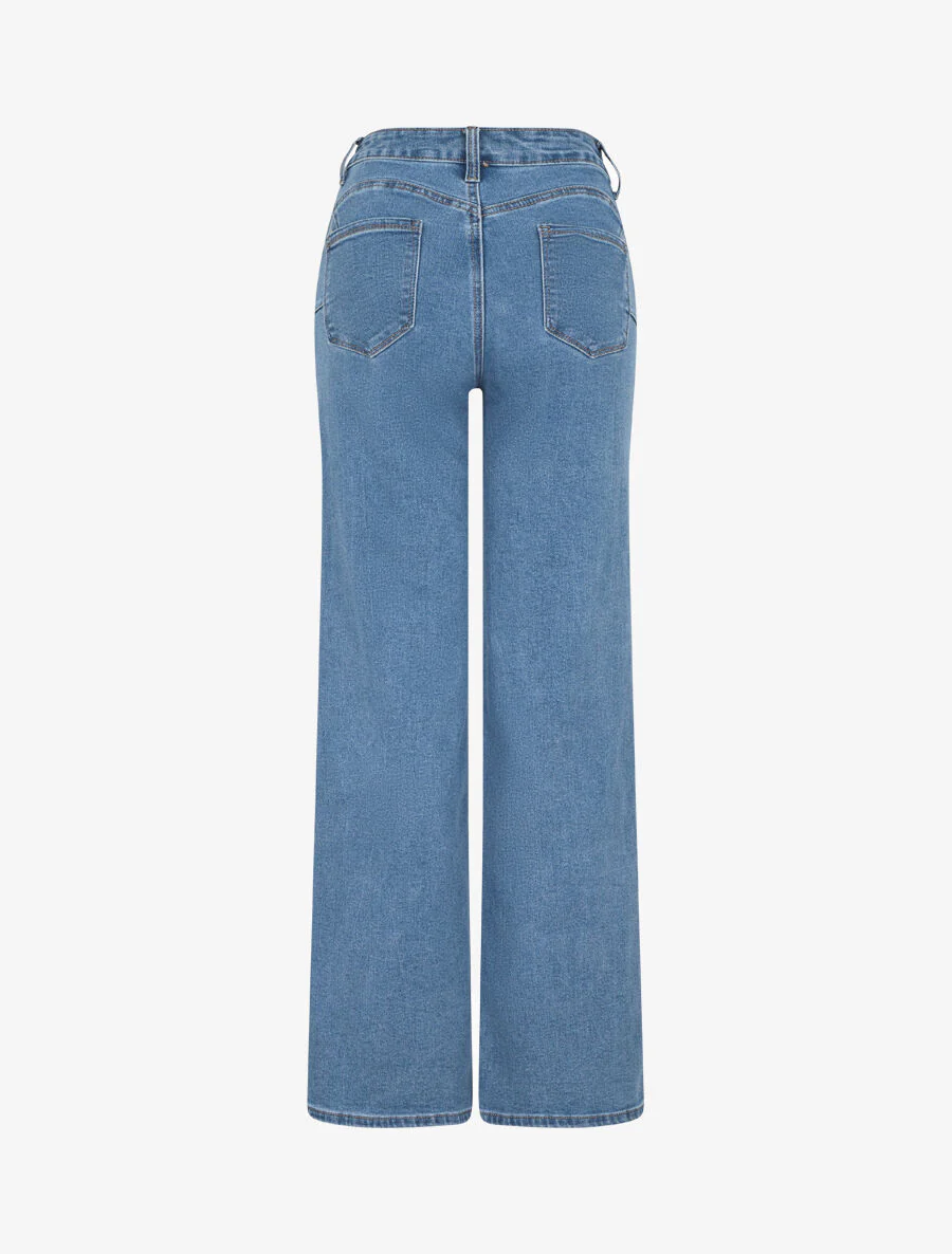 Rechte push-up jeans - blauw - Image 2