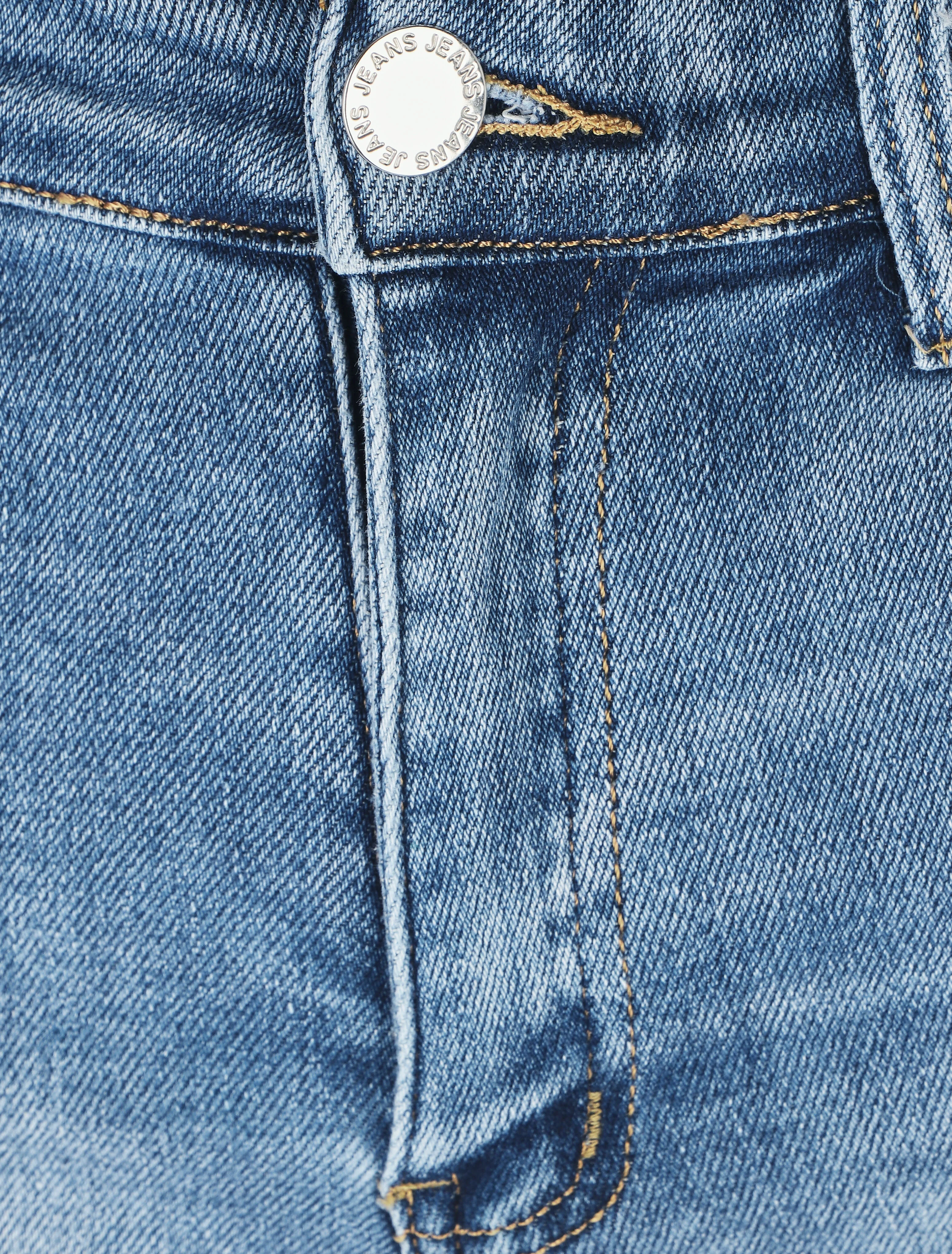 Rechte push up shorts - blauw - Image 3