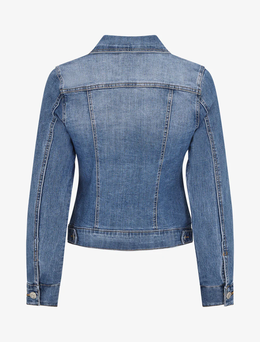 Rechte jeansjas - Blauw denim - Image 2