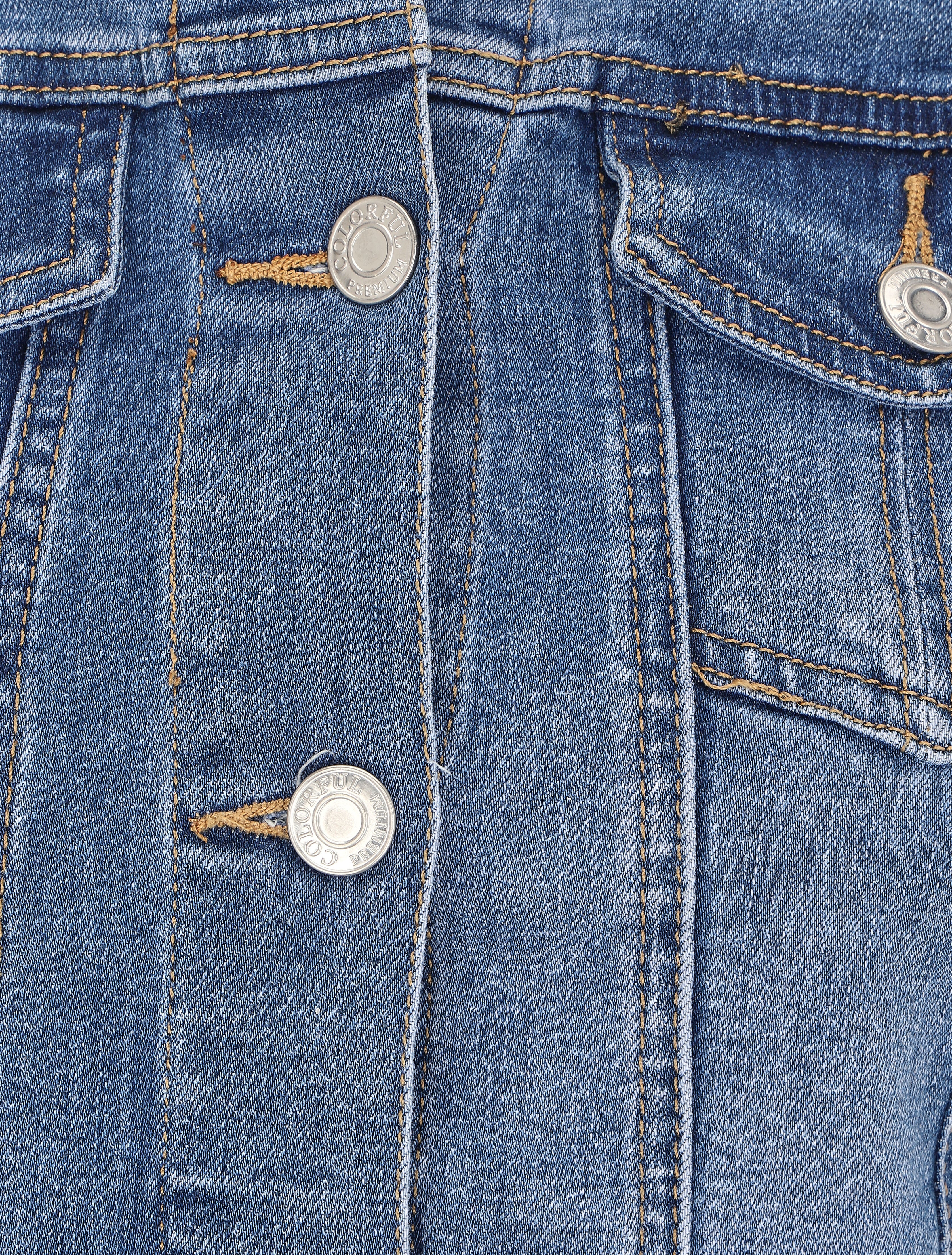 Rechte jeansjas - Blauw denim - Image 3