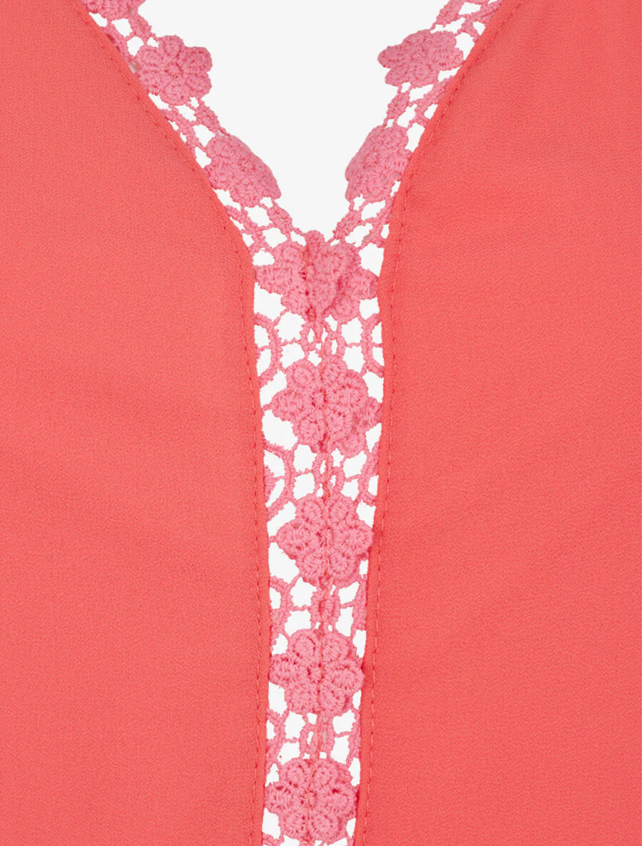 Rechts boven eenheid met haak detail - Koraal - Image 3