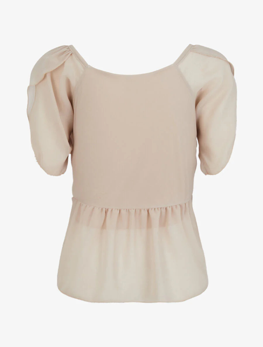 Rechts eenheid gedrapeerd - Beige - Image 2