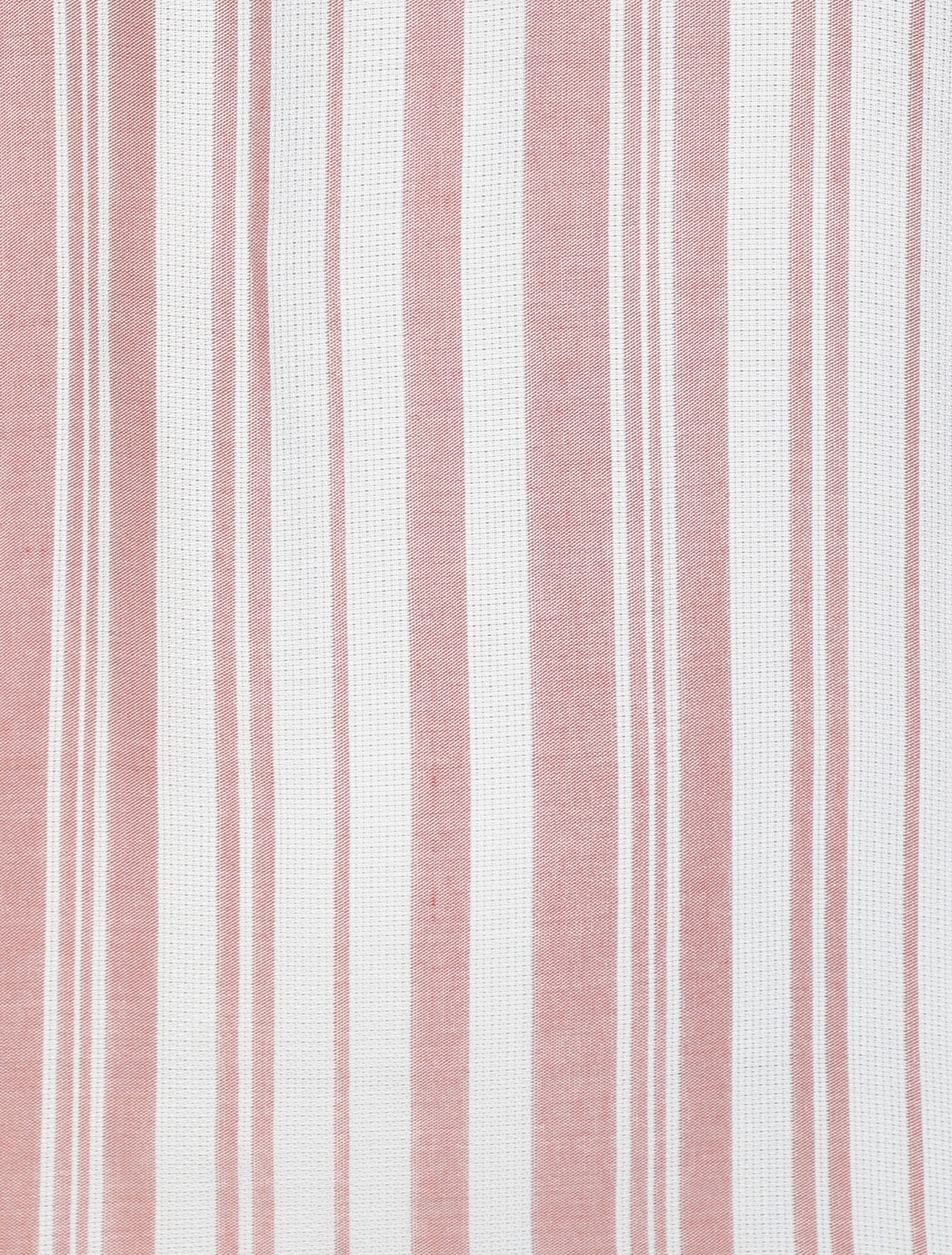 Rechts gestreepte kraag col blouse - Roze - Image 3