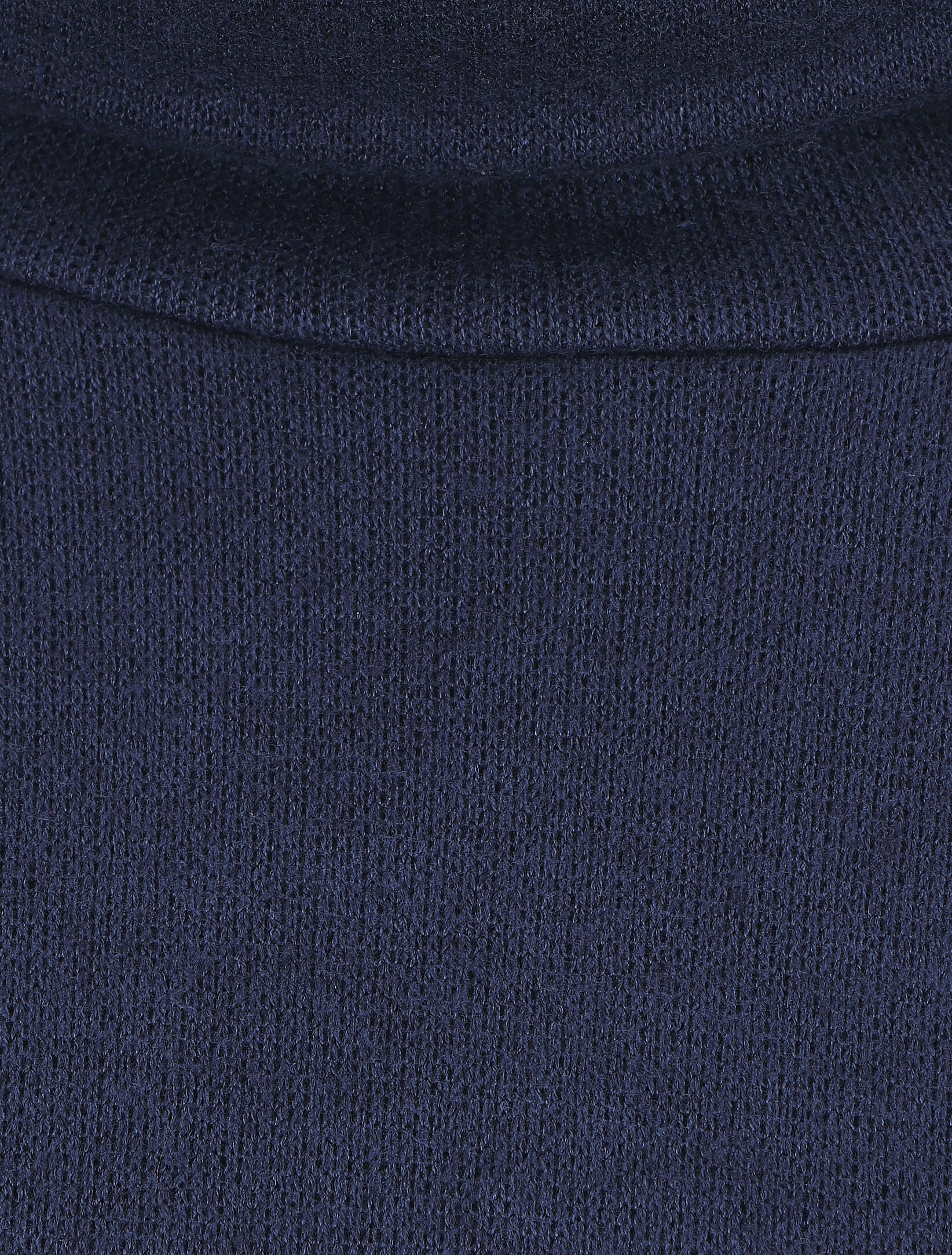 Rollkragen trui jurk - Marine - Image 3