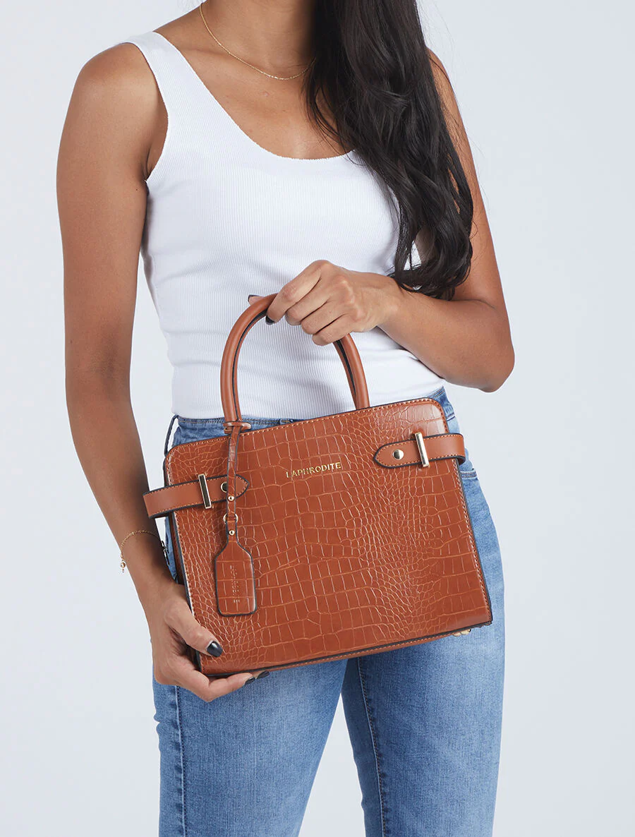 Romane handtas - Camel - Image 5