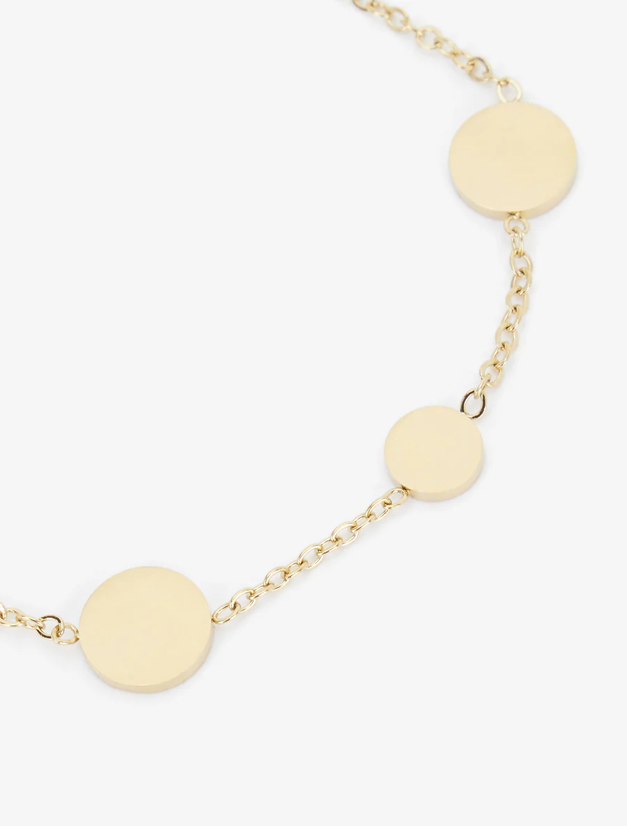 Rond bedeltjesarmband - Goud - Image 3