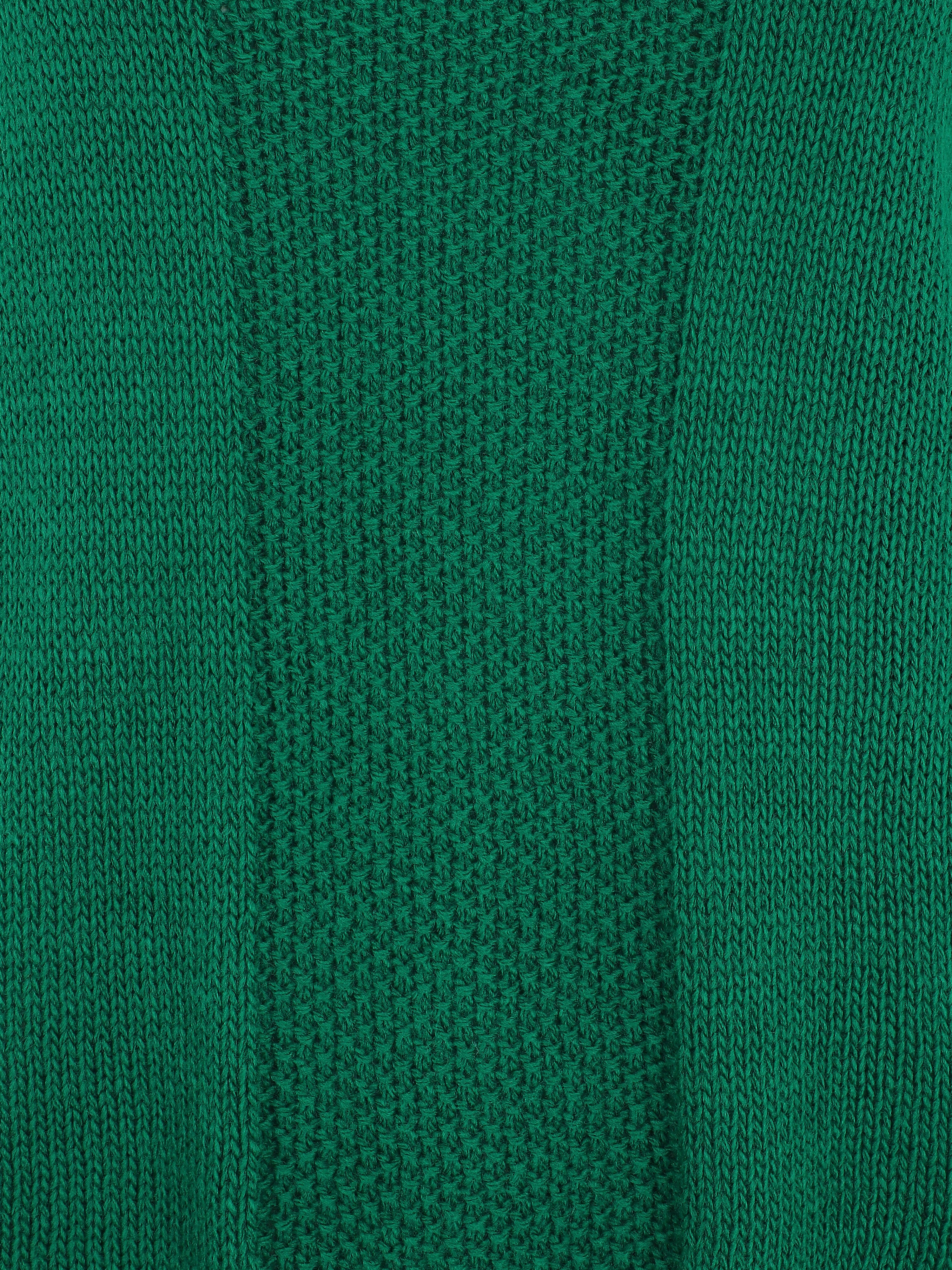 Ronde hals en korte mouwen trui - Groen - Image 3