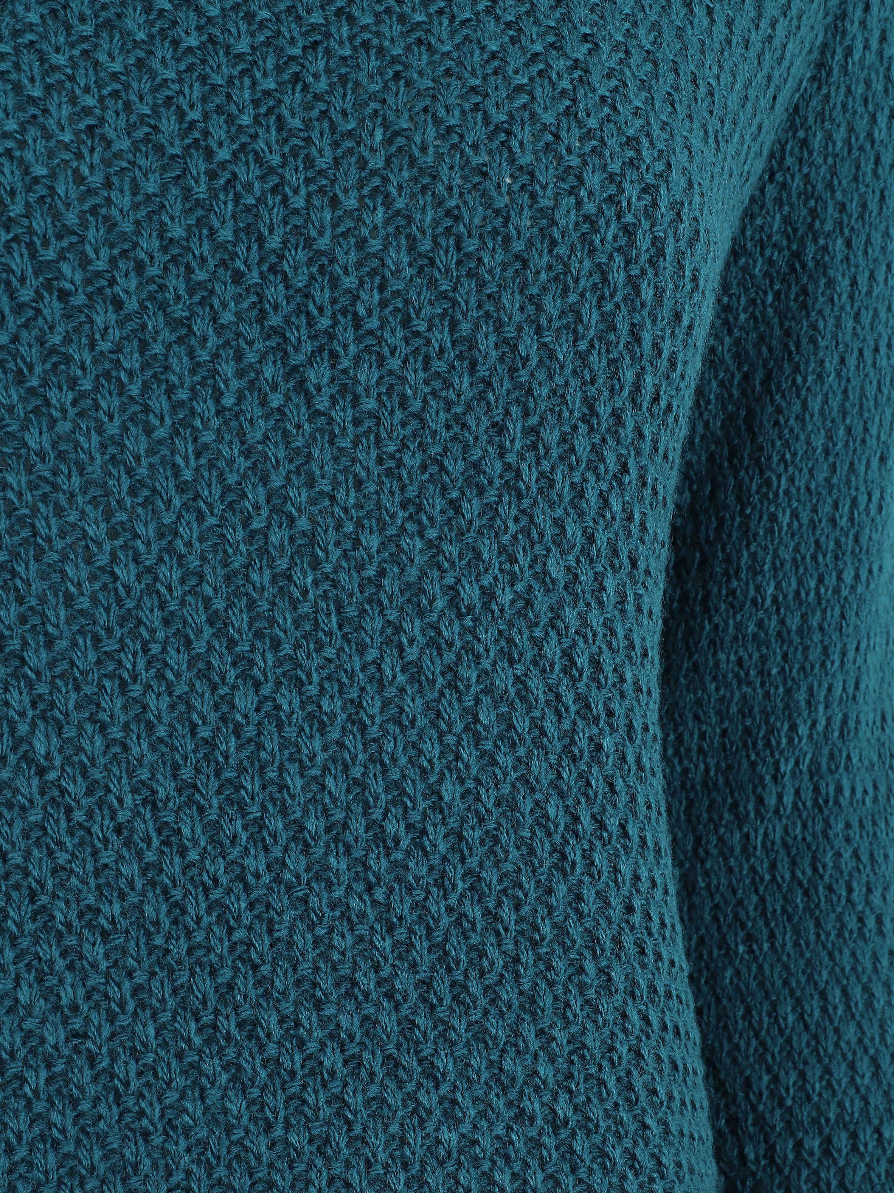 Ronde hals rechte trui - Eendblauw - Image 3