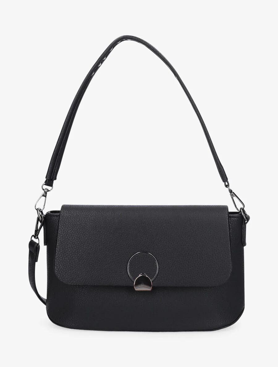 Roxane baguette tas - Zwart
