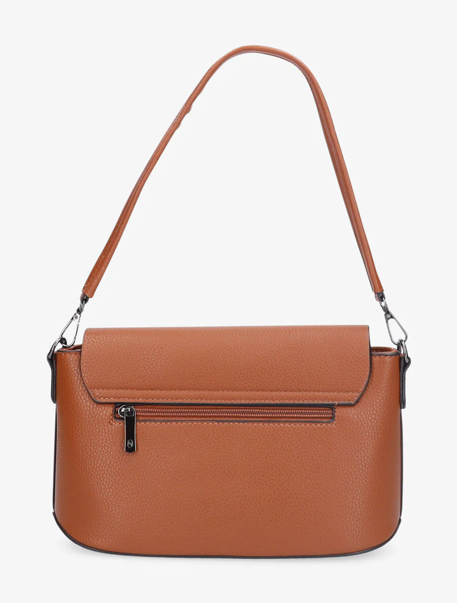 Roxane baguette tas - Camel - Image 2