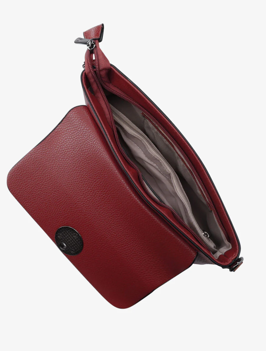 Roxane baguette tas - Rood - Image 4