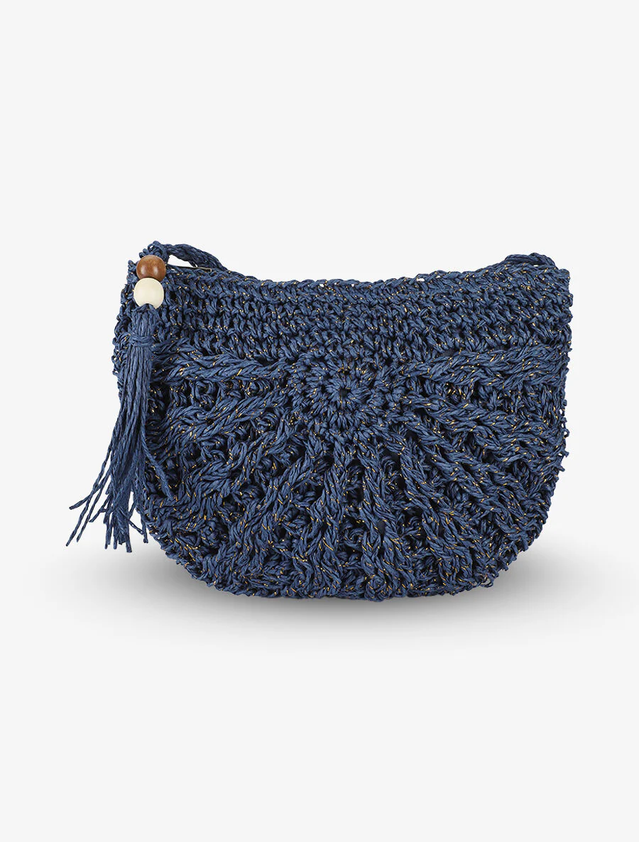 Rufina schoudertas - Marineblauw
