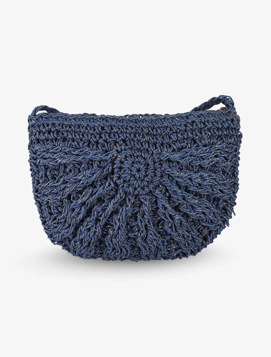 Rufina schoudertas - Marineblauw - Image 2
