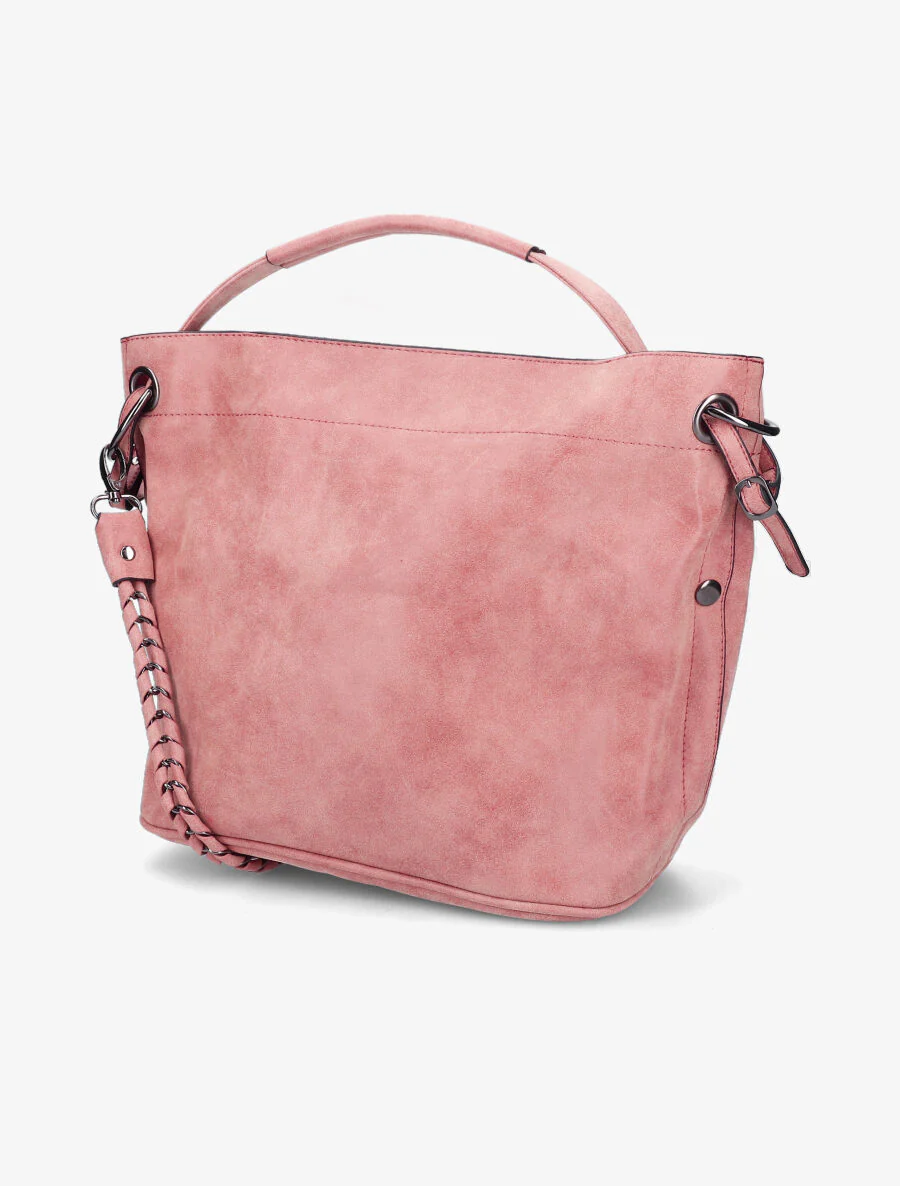 Elena boodschappentas - Roze - Image 3