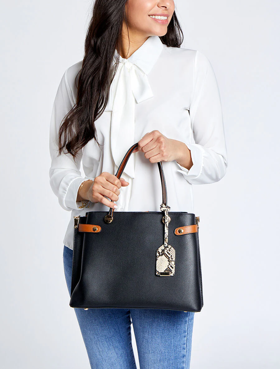 Jeanne shopper tas - Zwart - Image 4