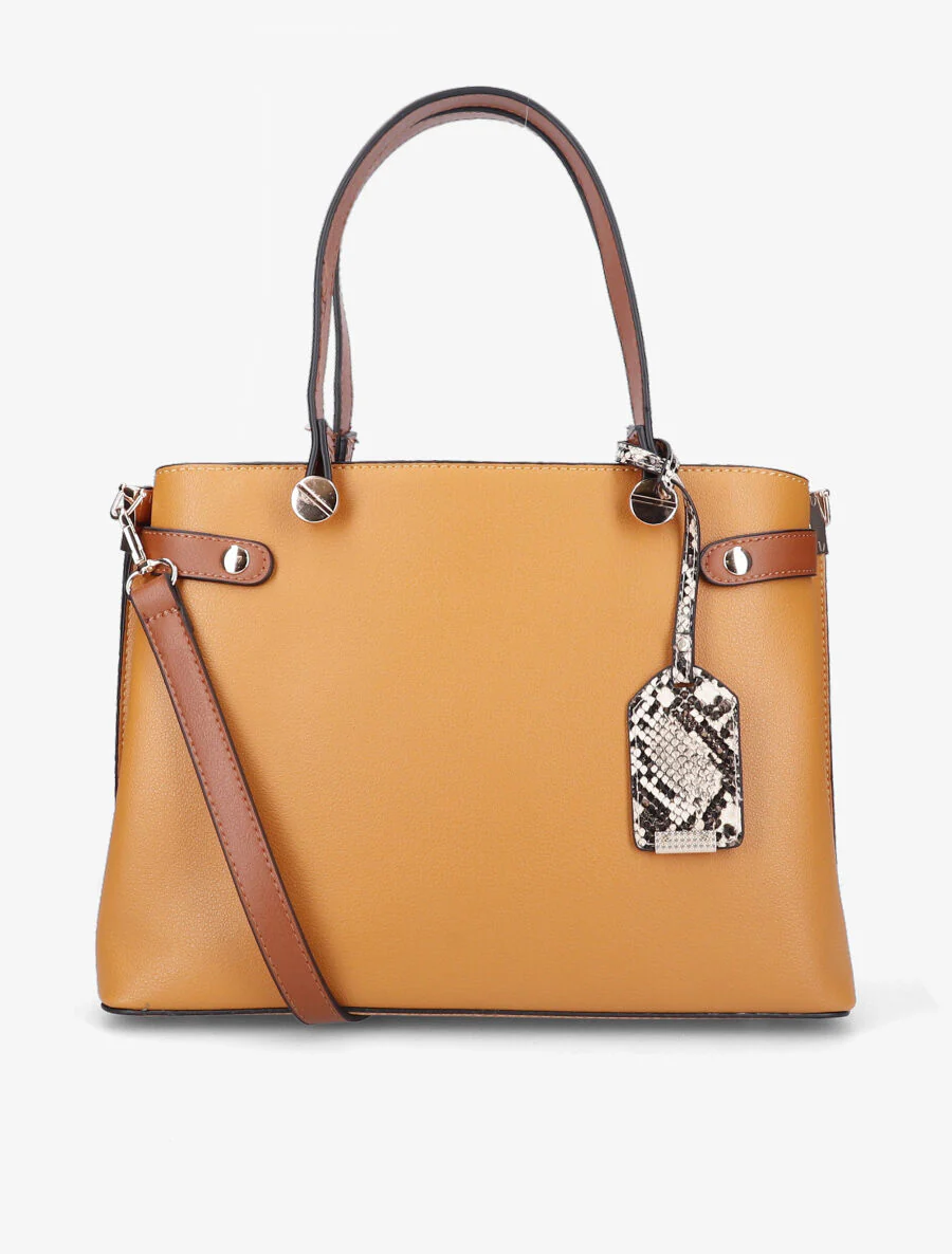 Jeanne shopper tas - Mosterd