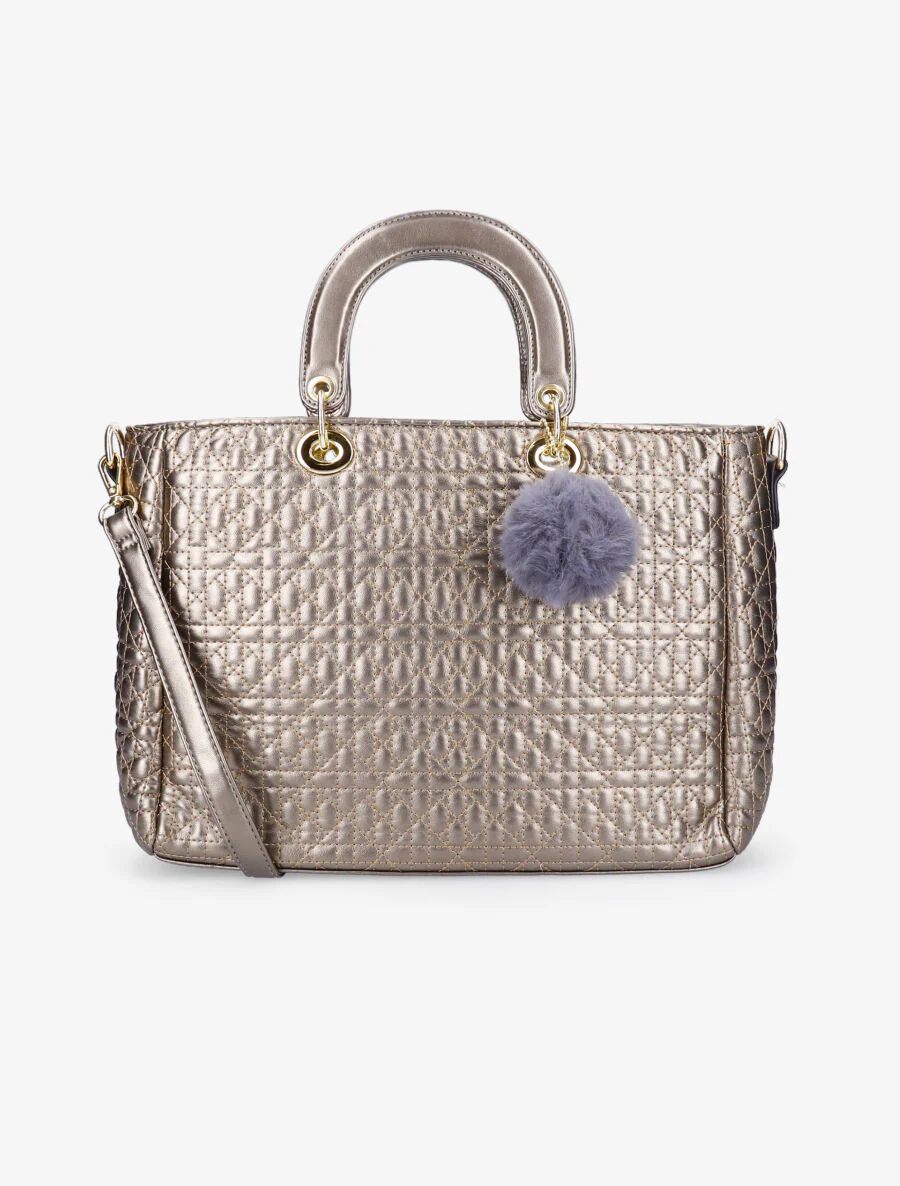 Mathilde shopper tas - Lichtgoud