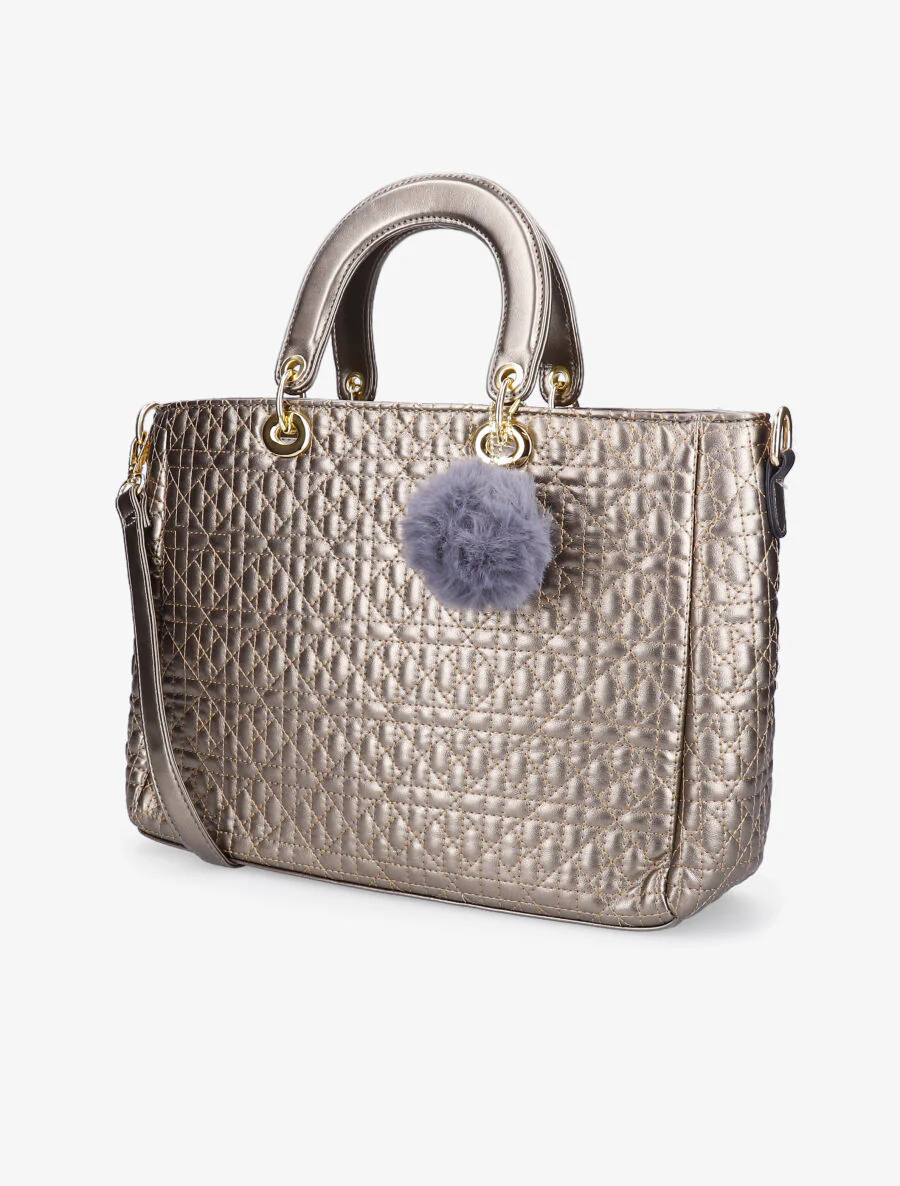 Mathilde shopper tas - Lichtgoud - Image 2