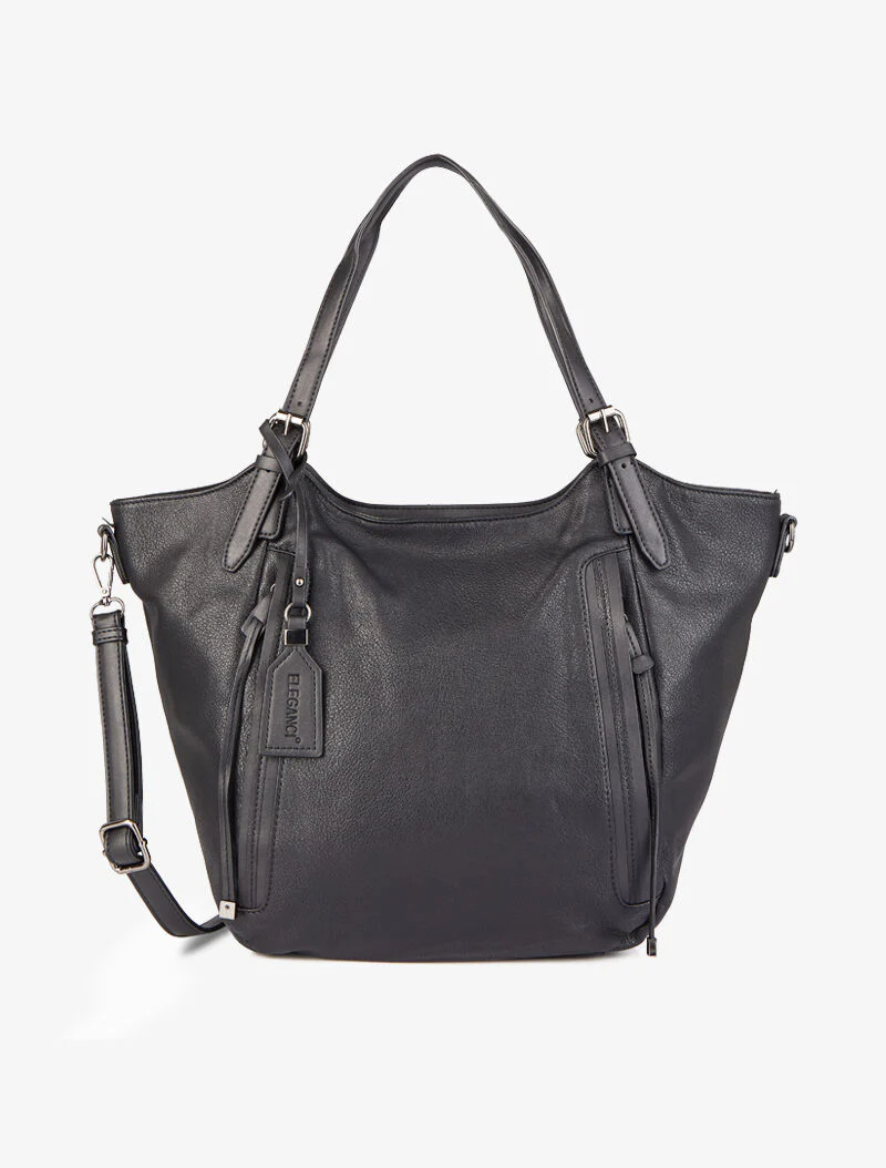 Monica shopper tas - Zwart